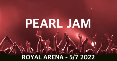 Pearl Jam koncert Royal Arena Danmark 2022