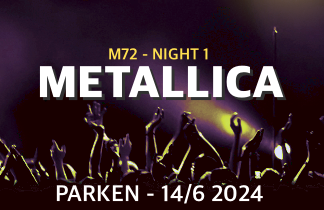 Metallica koncert Parken Danmark