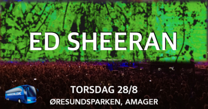 Ed Sheeran koncertbus torsdag