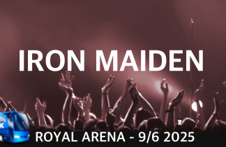 Iron Maiden koncert royal arena danmark 2025